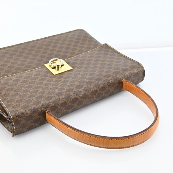 Auth Celine Macadam Canvas Hand Bag Pvc #159460C25B - Picture 6 of 15